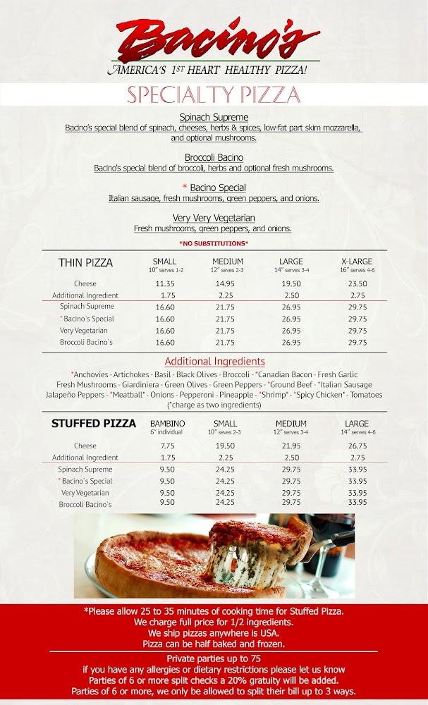 Bacino's Garlic Bread With Mozzarella