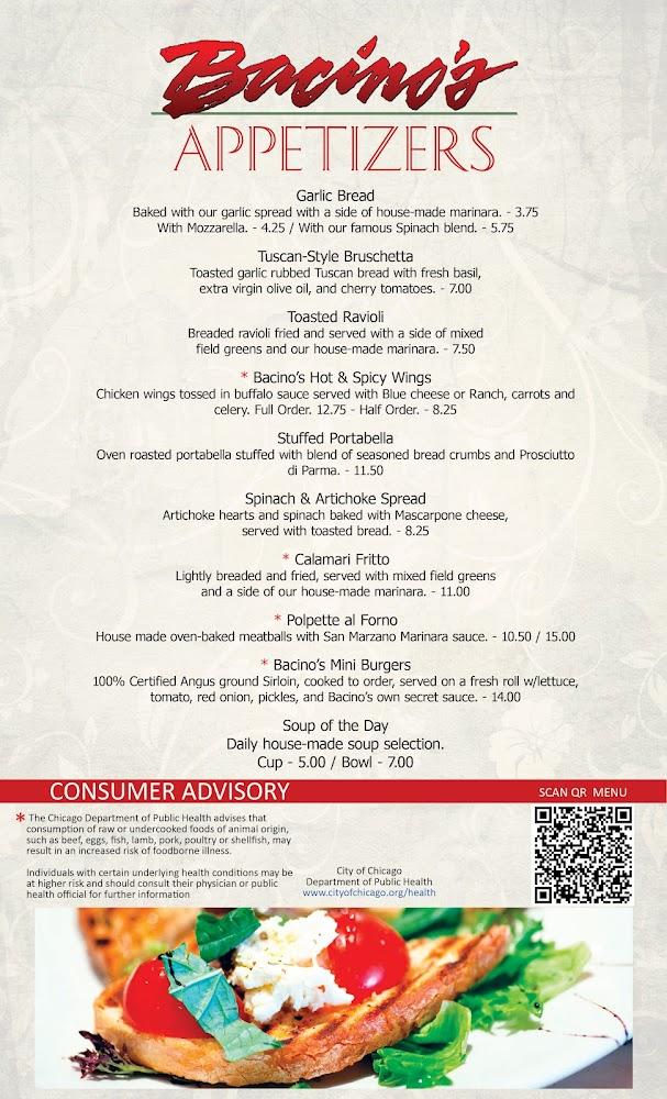 Bacino's Menu image 3